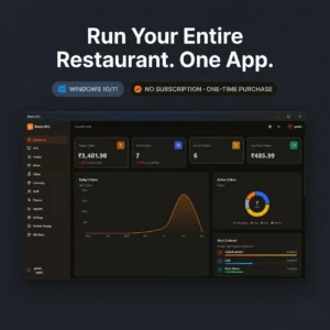 Restaurant Management Software with POS, Kitchen Display, QR Menu & Waiter App | Digital Download